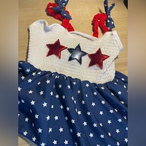 WOOF: Medium Dogs Patriotic Dress